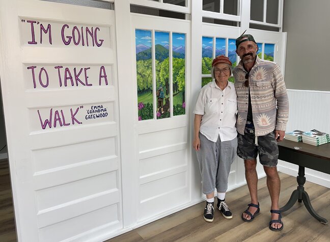 Grandma Gatewood and Author Ben Montgomery